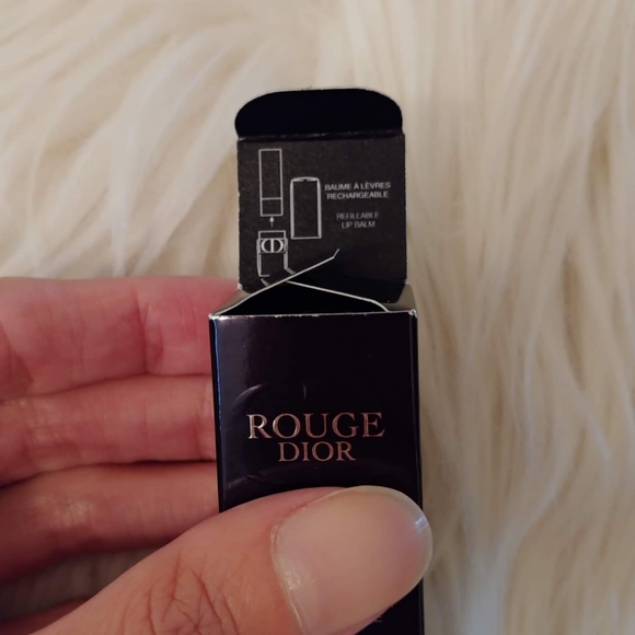 💋FIRM! NWT DIOR ROUGE DIOR 000 DIORNATURAL SATIN LIP BALM - Picture 10 of 16